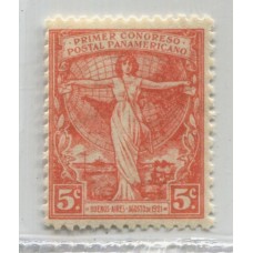 ARGENTINA 1922 GJ 537 ESTAMPILLA NUEVA MINT U$ 6